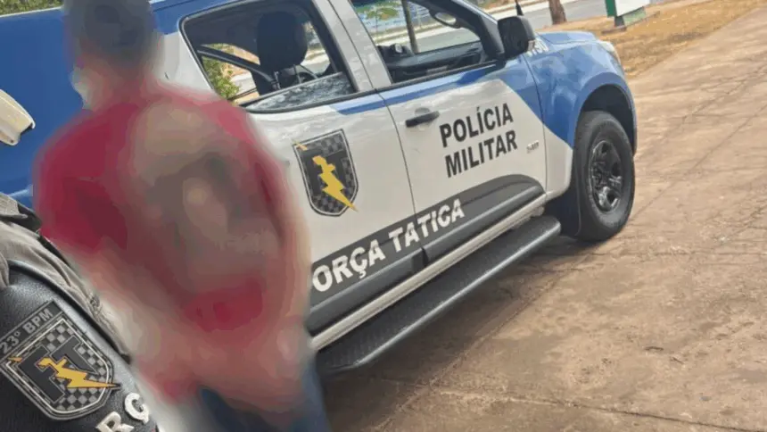 Força Tática recaptura foragido da Justiça na região oeste de Goianésia Força Tática recaptura foragido da Justiça na região oeste de Goianésia