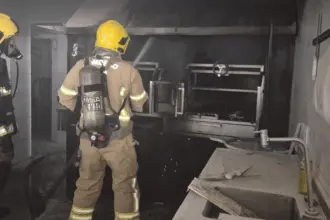 Incêndio em restaurante de Goianésia é controlado pelos Bombeiros