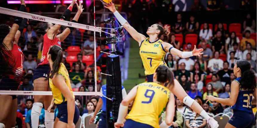 Brasil vence e pega França nas quartas do Mundial de vôlei feminino Brasil vence e pega França nas quartas do Mundial de vôlei feminino