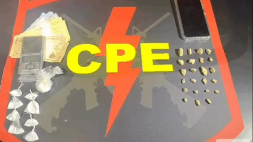 Traficante é preso com cocaína e crack no Jardim do Cerrado, em Goianésia Traficante é preso com cocaína e crack no Jardim do Cerrado, em Goianésia