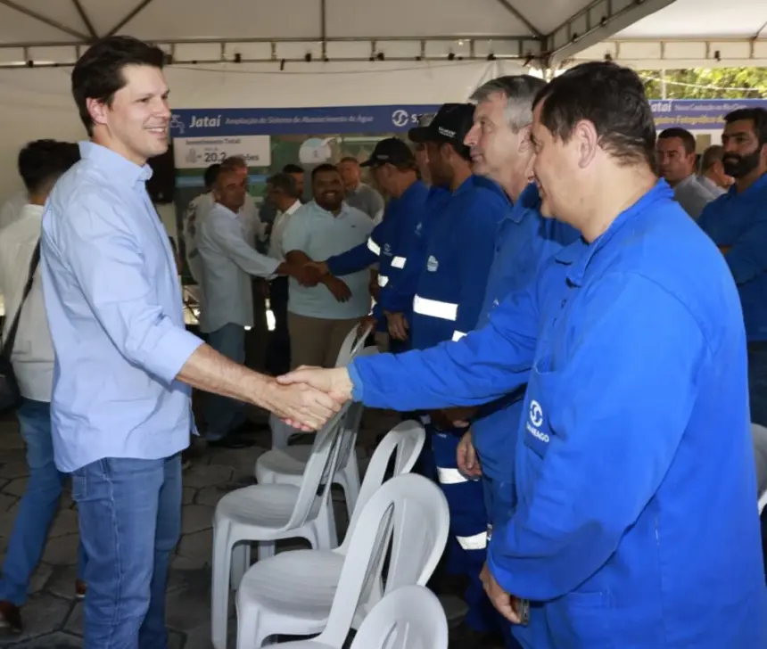 Daniel Vilela entrega ampliação do abastecimento de água em Jataí e anuncia nova obra de R$ 43 milhões – Vice-Governadoria Daniel Vilela entrega ampliação do abastecimento de água em Jataí e anuncia nova obra de R$ 43 milhões – Vice-Governadoria