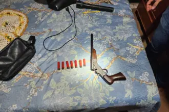 PCGO cumpre mandado, apreende arma e prende investigado por violência doméstica – Policia Civil do Estado de Goiás