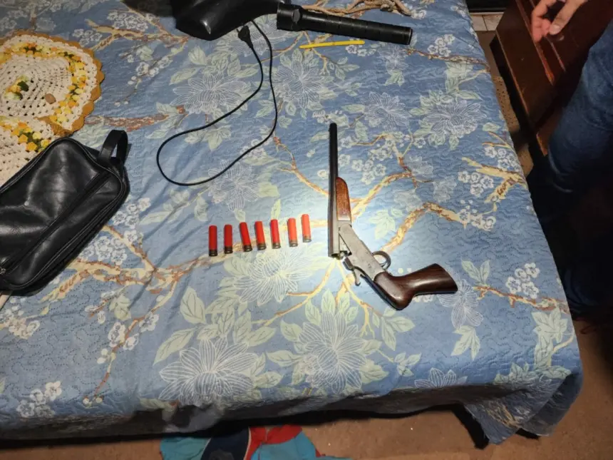 PCGO cumpre mandado, apreende arma e prende investigado por violência doméstica – Policia Civil do Estado de Goiás