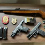 Polícia Civil cumpre buscas e apreende armas usadas por autor de violência doméstica em São Luís de Montes Belos