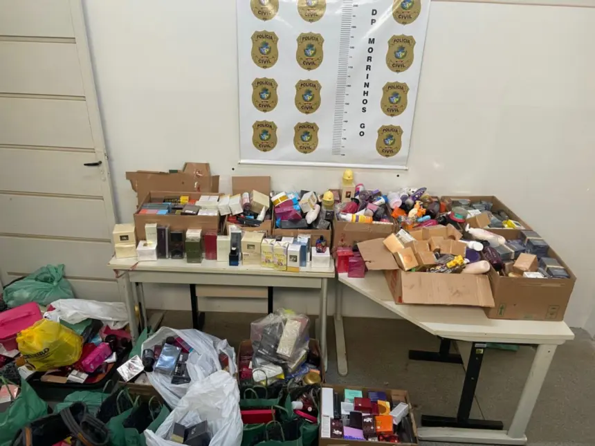 Polícia Civil cumpre buscas e apreende cosméticos e perfumes furtados de empresa em Morrinhos – Policia Civil do Estado de Goiás