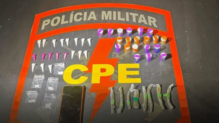 CPE apreende drogas trazidas de São Paulo para comercialização em Goianésia CPE apreende drogas trazidas de São Paulo para comercialização em Goianésia