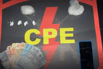 CPE Goianésia e Polícia Civil de Barro Alto prendem suspeito de tráfico de drogas CPE Goianésia e Polícia Civil de Barro Alto prendem suspeito de tráfico de drogas