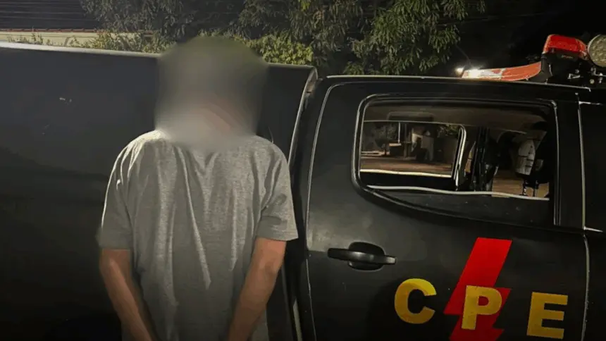 CPE Goianésia recaptura foragido da Justiça com extensa ficha criminal
