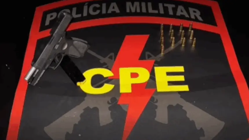 CPE prende homem com pistola de uso restrito após disparos em via pública em Goianésia CPE prende homem com pistola de uso restrito após disparos em via pública em Goianésia
