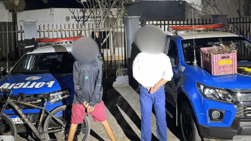 Dupla é presa no oeste de Goianésia por furto e receptação Dupla é presa no oeste de Goianésia por furto e receptação