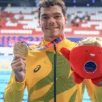 Gabriel Bandeira bate recorde no Mundial de natação de Singapura