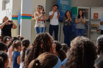 Gelateca Literária chega à escola municipal Magnólia Protásio Machado Gelateca Literária chega à escola municipal Magnólia Protásio Machado