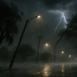 INMET emite alerta para chuvas intensas em Goianésia e região com risco de alagamentos e ventos fortes