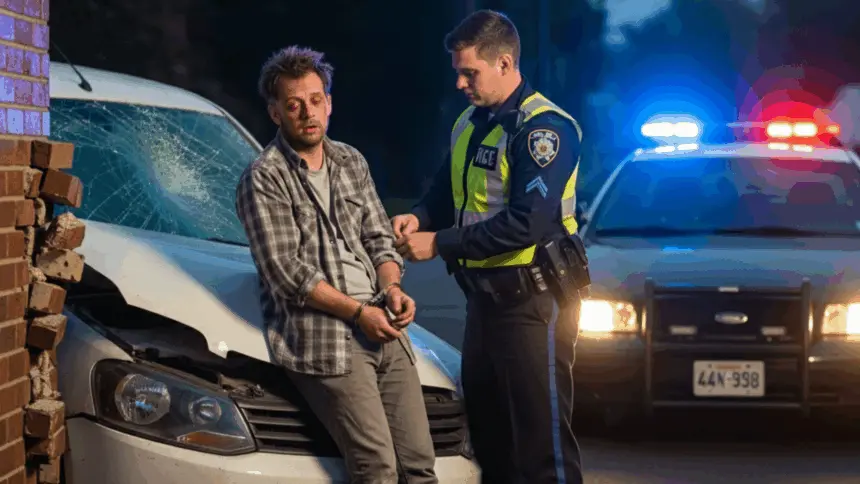 Motorista embriagado bate em muro e é preso em flagrante no norte de Goianésia Motorista embriagado bate em muro e é preso em flagrante no norte de Goianésia