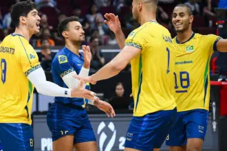 Brasil inicia campanha no Mundial de vôlei com vitória sobre a China