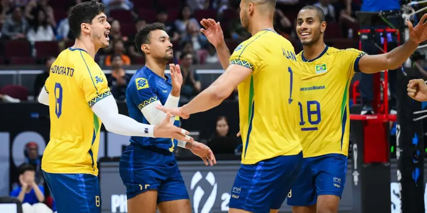 Brasil inicia campanha no Mundial de vôlei com vitória sobre a China Brasil inicia campanha no Mundial de vôlei com vitória sobre a China