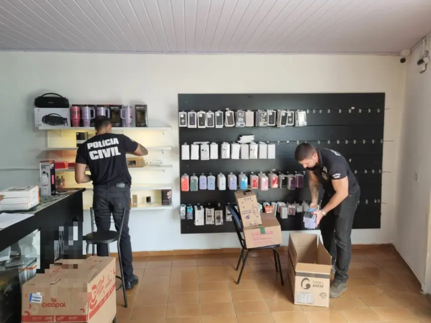 PCGO faz operação e investiga comercialização criminosa de eletrônicos em Mara Rosa – Policia Civil do Estado de Goiás