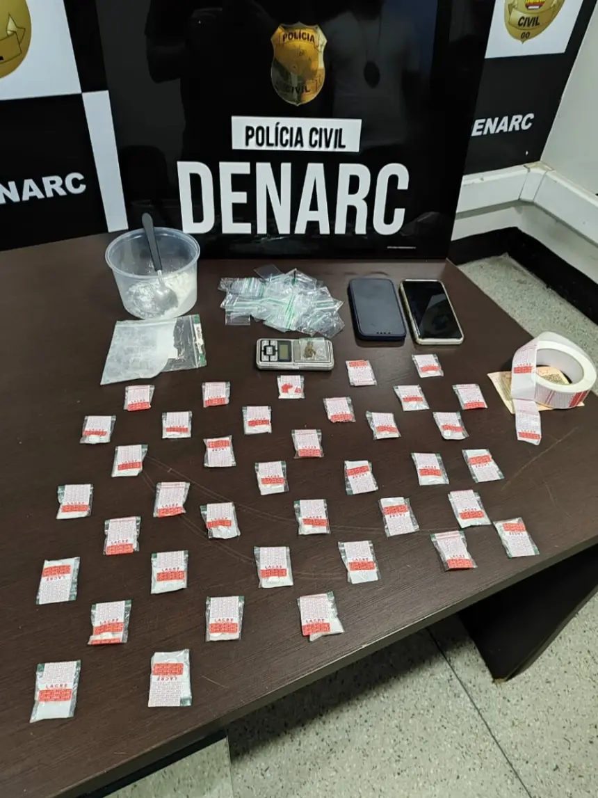 PCGO prende investigado que adquiriu “carteira de clientes” de rival para tentar liderar o tráfico de drogas no Jd. Santo Antônio, em Goiânia