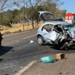 Urgente: Uma pessoa morre e duas ficam feridas em colisão na GO-080, próximo a Goianésia