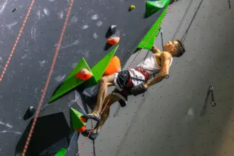 Eduardo Schaus leva bronze na Copa do Mundo de paraescalada na França Eduardo Schaus leva bronze na Copa do Mundo de paraescalada na França
