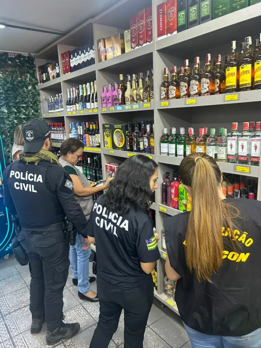 PCGO participa de força-tarefa em Catalão para fiscalizar bebidas adulteradas com metanol – Policia Civil do Estado de Goiás