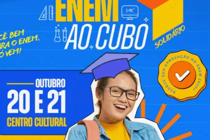 Enem ao Cubo: curso realiza edição solidária em Goianésia nesta segunda e terça Enem ao Cubo: curso realiza edição solidária em Goianésia nesta segunda e terça