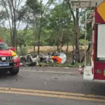 Grave acidente na GO-080 próximo a Artulândia deixa uma mulher morta e vários feridos