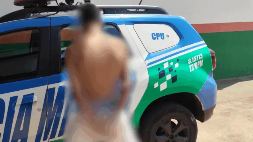 Homem é preso em flagrante por agredir mulher no Residencial Hermínio Lopes Homem é preso em flagrante por agredir mulher no Residencial Hermínio Lopes