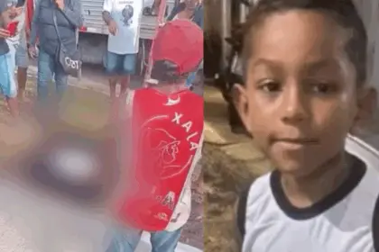 Menino de 6 anos é encontrado morto dentro de mala em frente a cemitério