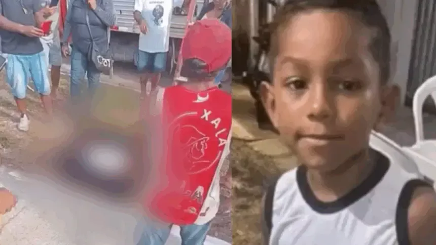Menino de 6 anos é encontrado morto dentro de mala em frente a cemitério Menino de 6 anos é encontrado morto dentro de mala em frente a cemitério