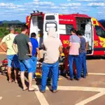 Motociclista fica gravemente ferido ao se envolver em acidente entre Cirilândia e Santa Isabel