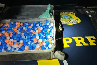 Polícia apreende mais de 10 mil comprimidos de anfetamina na BR-153