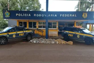 PRF apreende mais de 174 kg de drogas após perseguição e acidente fatal em Goiás PRF apreende mais de 174 kg de drogas após perseguição e acidente fatal em Goiás