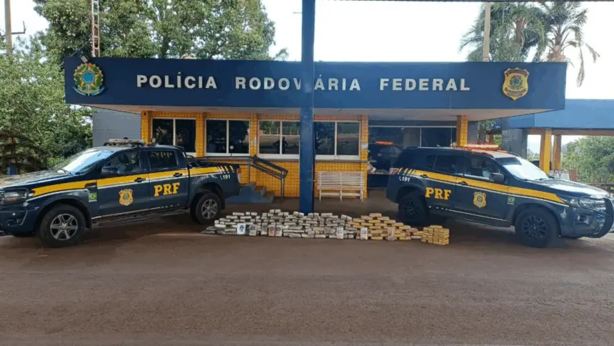 PRF apreende mais de 174 kg de drogas após perseguição e acidente fatal em Goiás PRF apreende mais de 174 kg de drogas após perseguição e acidente fatal em Goiás