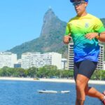 Carioca aproveita prova de rua para visitar o Cristo pela primeira vez