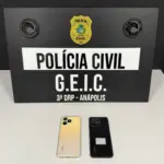 Polícia Civil recupera celulares roubados em chácara de Anápolis e prende envolvidos na receptação dos aparelhos