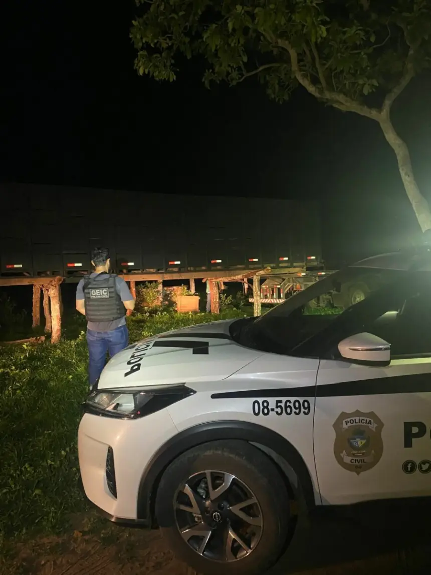 PCGO recupera gaiola de transporte de gado roubada e apreende arma de fogo – Policia Civil do Estado de Goiás