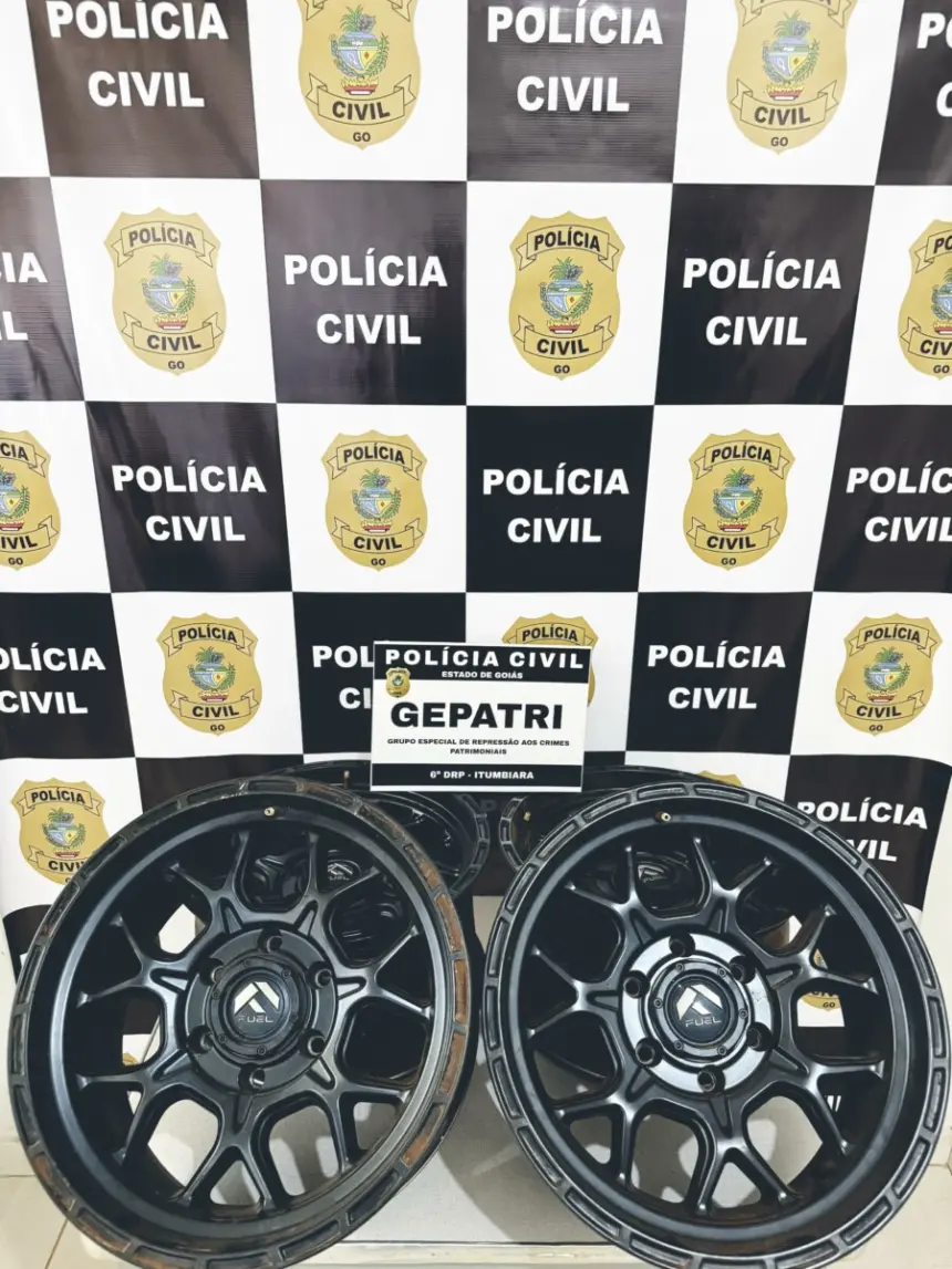 PCGO recupera rodas furtadas avaliadas em R$ 10 mil em Itumbiara – Policia Civil do Estado de Goiás PCGO recupera rodas furtadas avaliadas em R$ 10 mil em Itumbiara – Policia Civil do Estado de Goiás
