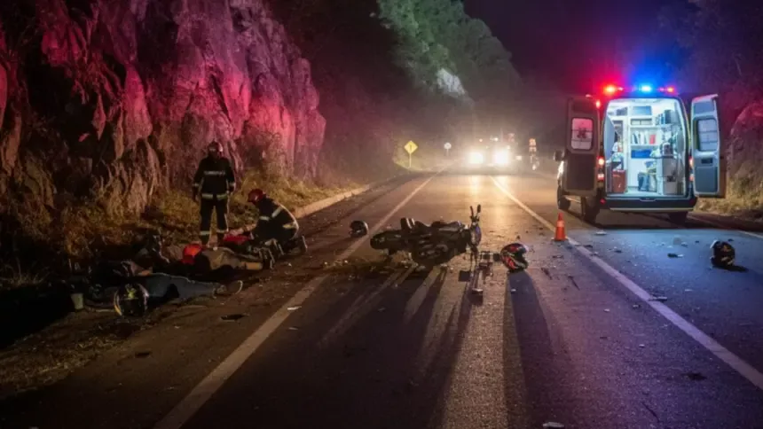 Acidente de trânsito na Serra da Usina deixa duas pessoas feridas Acidente de trânsito na Serra da Usina deixa duas pessoas feridas