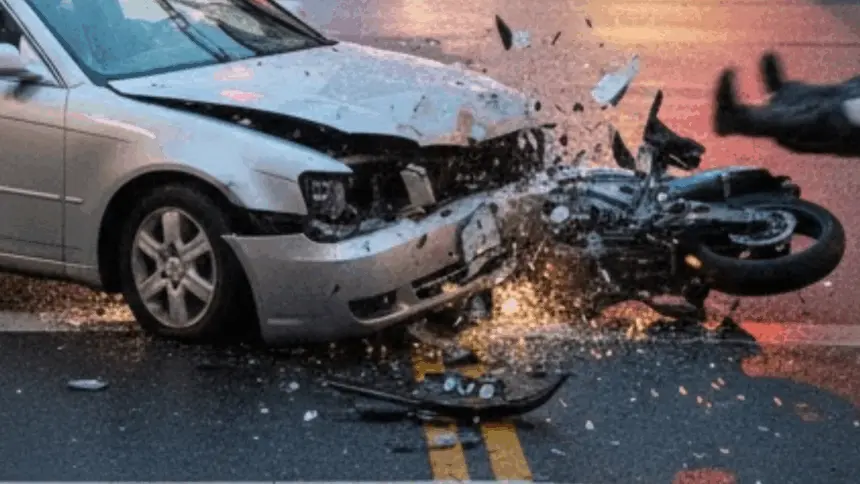 Acidente entre carro e moto deixa duas pessoas feridas no leste de Goianésia Acidente entre carro e moto deixa duas pessoas feridas no leste de Goianésia