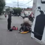 Acidente entre duas motocicletas deixa duas pessoas feridas no norte de Goianésia