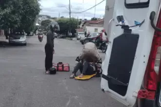 Acidente entre duas motocicletas deixa duas pessoas feridas no norte de Goianésia