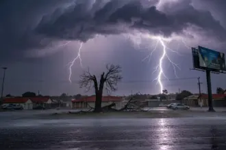 Alerta Amarelo: INMET emite aviso de tempestade severa e granizo para a região de Goianésia