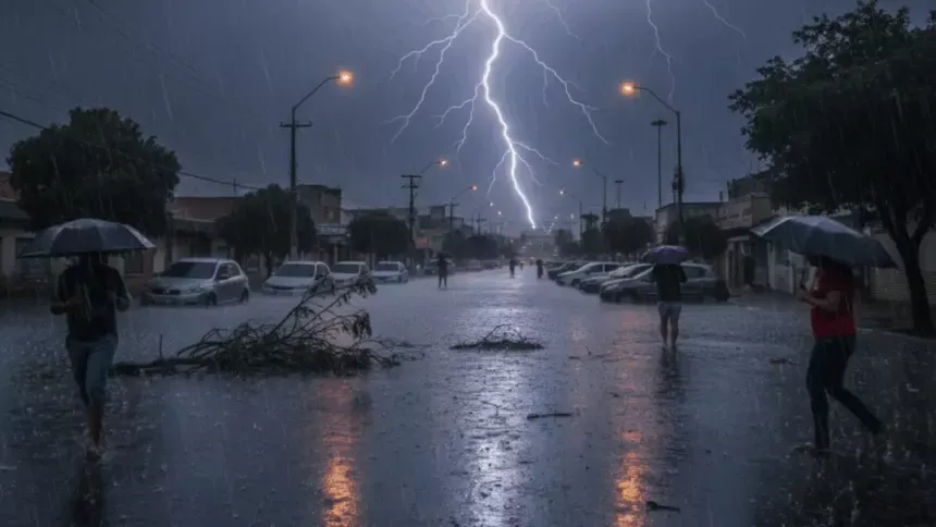 INMET emite alerta de chuvas intensas; veja orientações de segurança