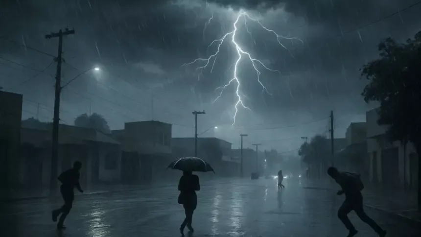 Comando dos Bombeiros de Goianésia alerta sobre risco de tempestades em Goiás e orienta população