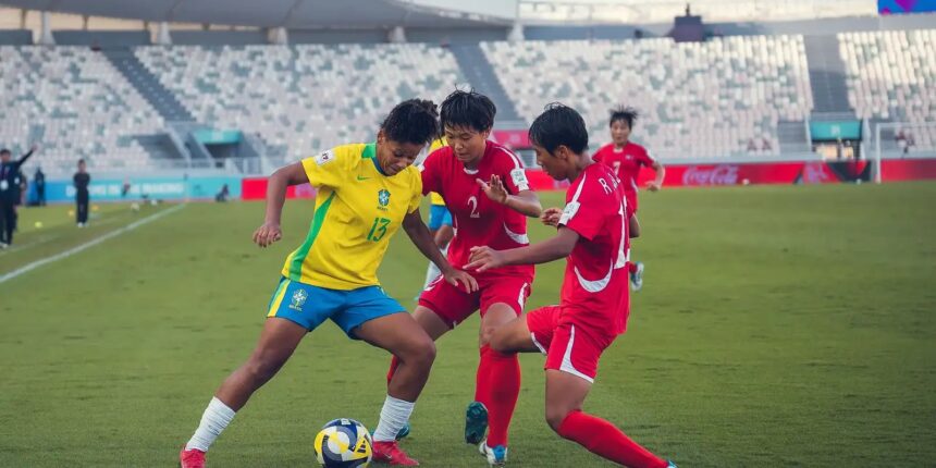 Mundial Sub-17 Feminino: Brasil luta, mas perde para Coreia do Norte Mundial Sub-17 Feminino: Brasil luta, mas perde para Coreia do Norte