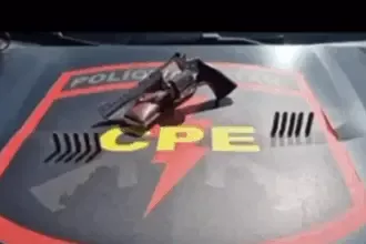 CPE Goianésia prende homem e apreende arma de fogo após ameaça em briga de vizinhos