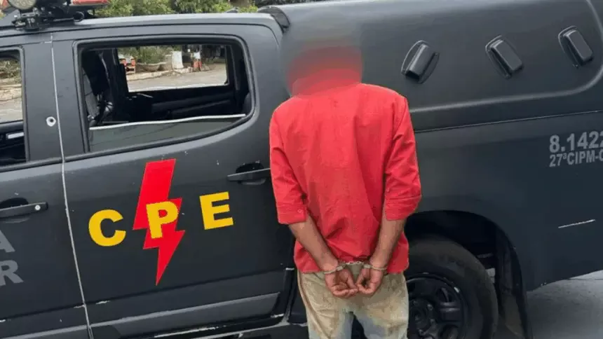 CPE Goianésia recaptura foragido da Justiça por crime de violência doméstica