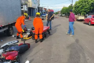 Este acidente em Goianésia deixou duas pessoas feridas; Uma de forma grave