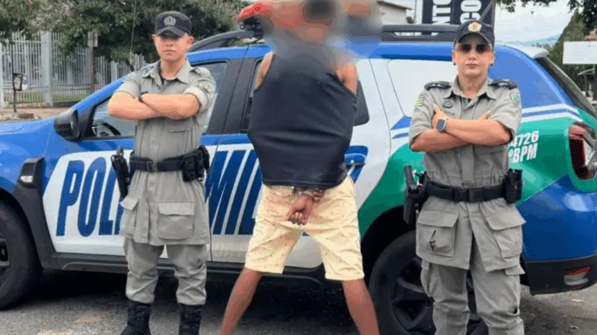 Homem é preso em Goianésia por violência doméstica e descumprimento de medida protetiva Homem é preso em Goianésia por violência doméstica e descumprimento de medida protetiva